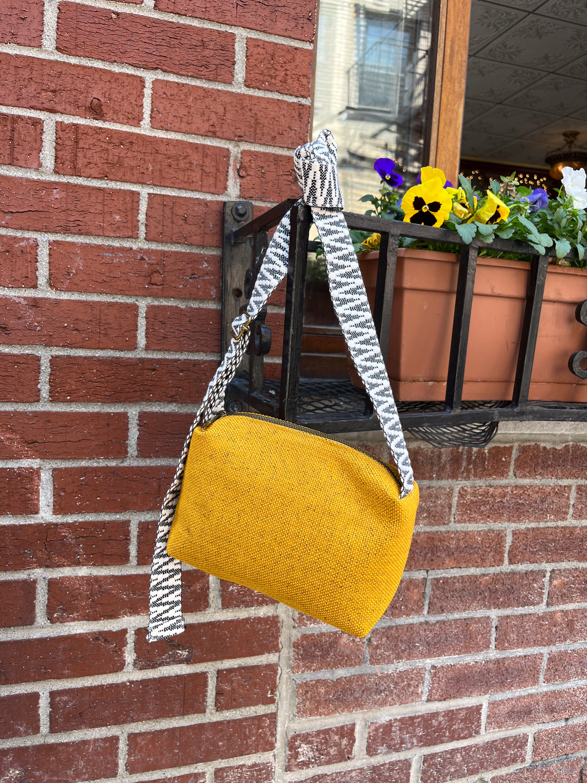 yellow crossbody bag