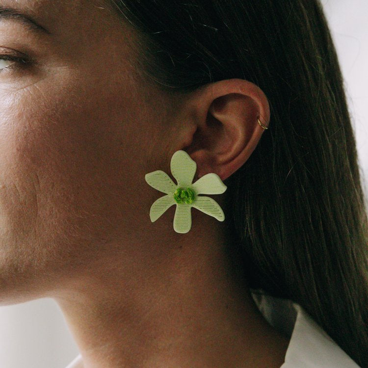 Ulia Earrings - Green