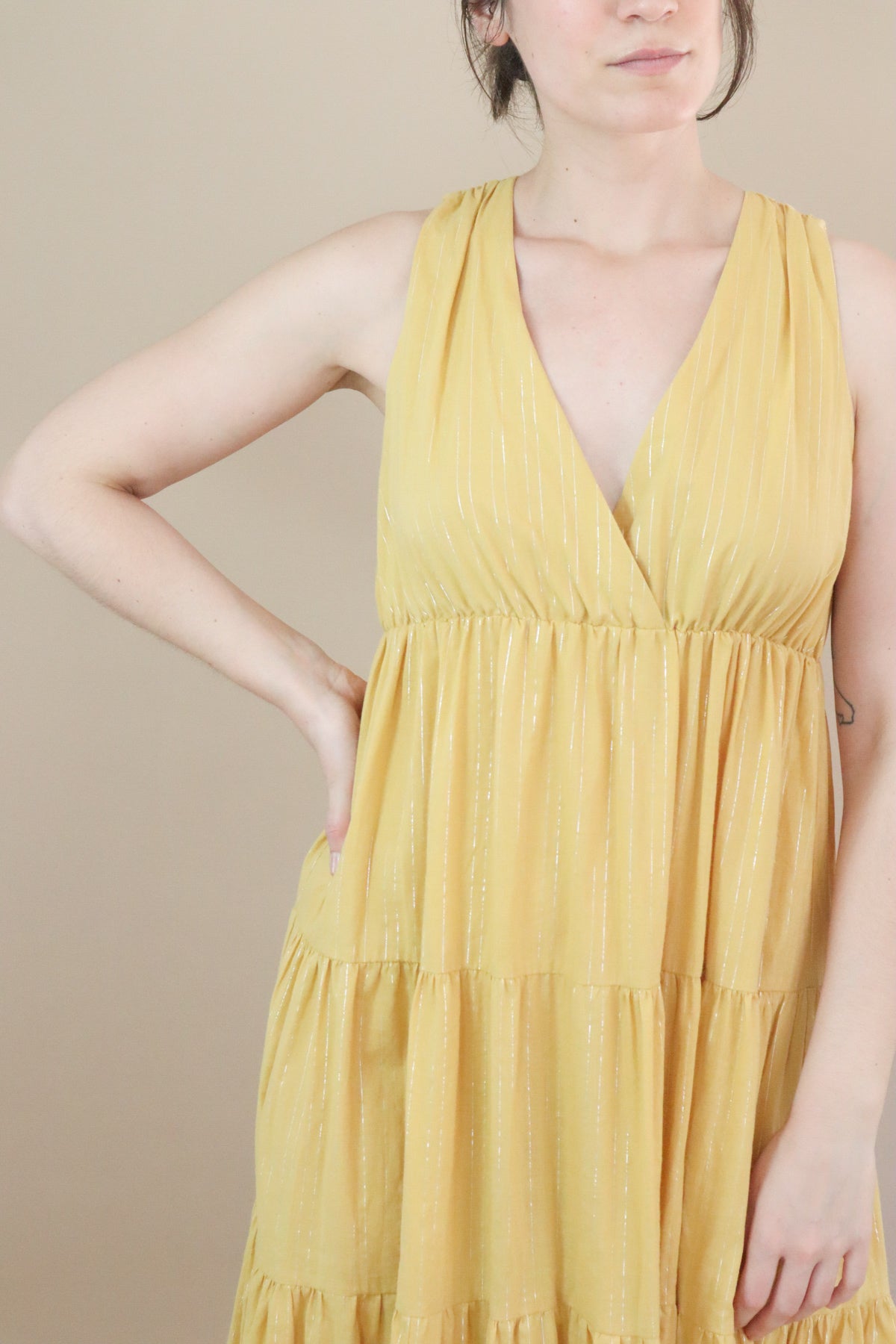 Gaia Dress - Yellow